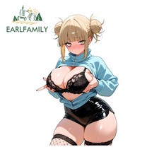 EARLFAMILY 5.1" Himiko Toga Car Stickers Artistic Refrigerator Scooter JDM Decal
