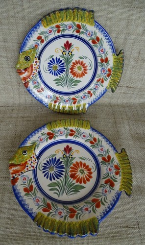 Assiette poisson henriot - x2,