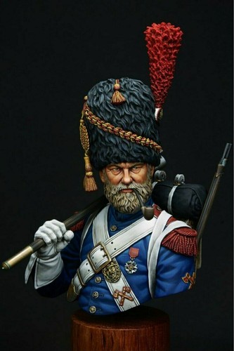 Figurine buste en résine - en,