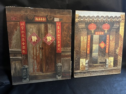Huiles sur toile chine - huiles, toile.