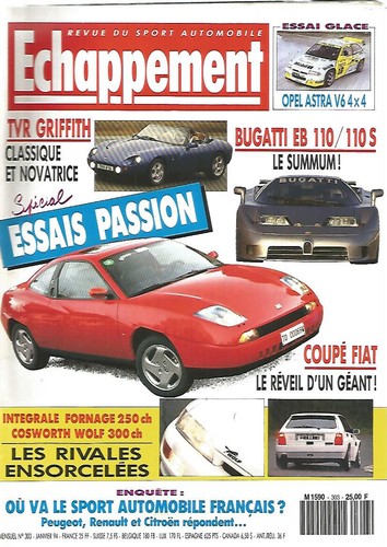 Echappement 303 tvr - echappement, n°303
