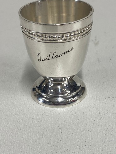 Christofle coquetier perles - coquetier,