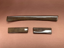 BMW E39 540I M5 525I 528I 530I Interior Wood Trim Dash 3 Pieces OEM #00159