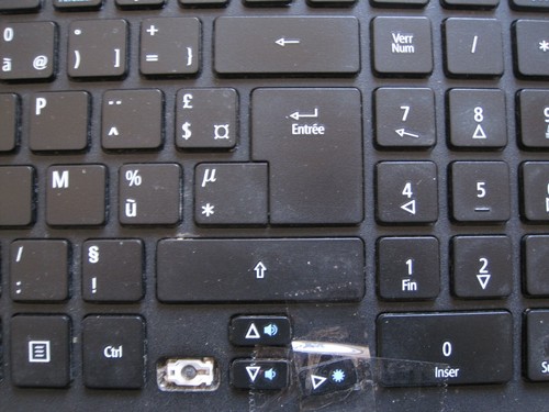 Une touche clavier français - clavier,