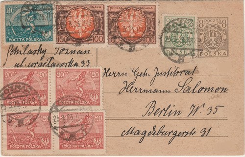 Pologne entier postal - pologne,