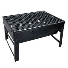 Barbecue à charbon pliable portable pour pique-niques camping plage fumeur