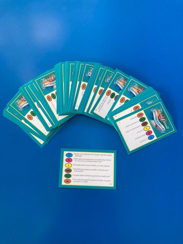 Trivial pursuit lot - trivial, cartes