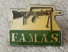 Army Military Pins. FAMAS Machine Gun