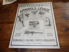 1920. Advertising Tourtellier Mulhouse (hook winch).
