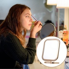  Miroire Coiffeuse De Maquillage Pliable Portable Bureau Double Face