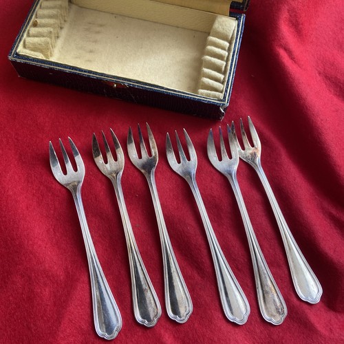 Christofle oyster forks - 6,