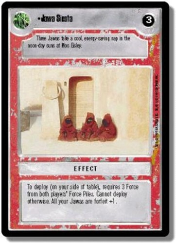 Jawa siesta star wars ccg - wars,