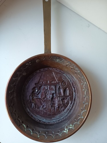 Ancien plat poêle - ancien, plat/poêle