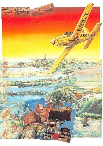 Postcard illustration daniel - illustration,