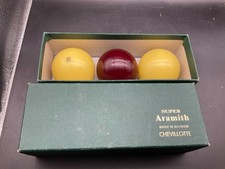 ANTIQUE FRENCH BILLIARD BALLS GAME SUPER ARAMITH PEBBLE