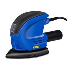Kinzo Ponceuse 230V Palm Bleu Polissage Travail du bois Ponceuse Triangulaire