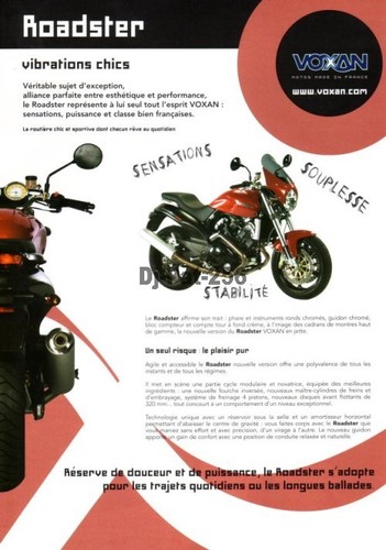 Brochure voxan 1000 - brochure,