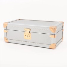 Louis Vuitton Epi Coffret 8 Montol model number unknown Silver Watch case 2 keys