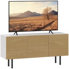 HOMCOM Meuble TV 120.5x35x59cm