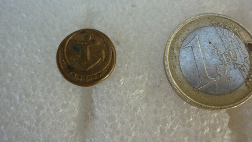 Bouton metal ancien marine - metal, /