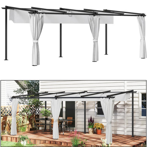 Pergola rétractable outsunny - pergola,