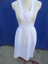 Tablier N°36 en coton blanc