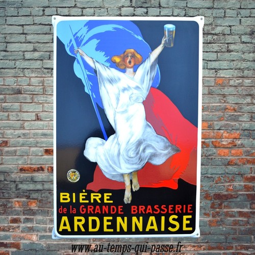 Plaque émaillée biere - émaillée, la