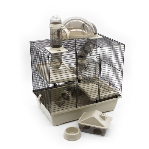 Cage rongeur rocky beige - à,