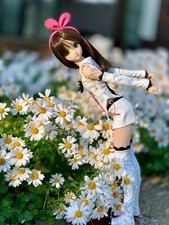 Volks Dollfie Dream Sister Kizuna AI  Vinyl BJD Pre-owned + Peace Hand