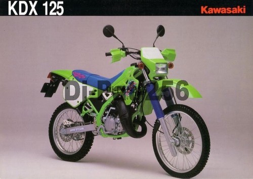 Brochure moto kawasaki kdx - moto,