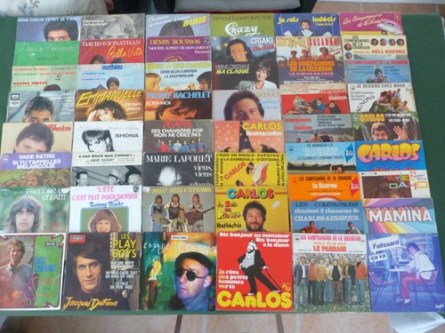Lot 100 pochettes 45t - lot, de