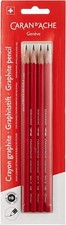 Caran D'Ache Artiste 4 X Hb Graphite Crayons Set Blister Paquet Edelweiss 341-2