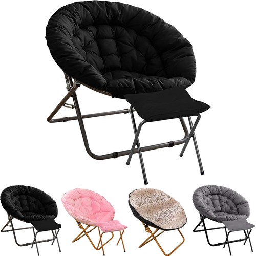 Foldable saucer lounge chair - saucer,