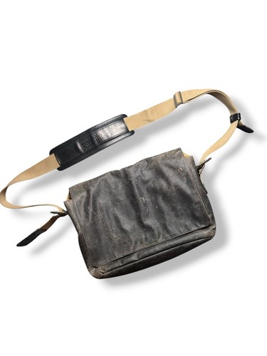 Brooks canvas messenger bag