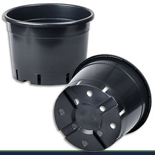 Pot De Fleurs 25 L Noir Ø 39