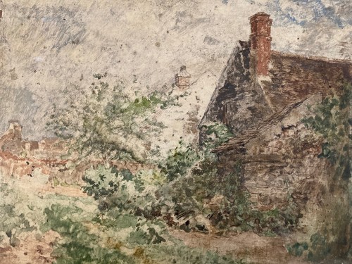 Peinture huile 1900 - huile,