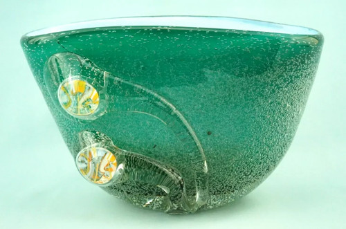 Vase bol verre pulegoso murano - vase,