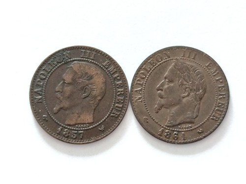 Lot pieces centimes - pieces, 2