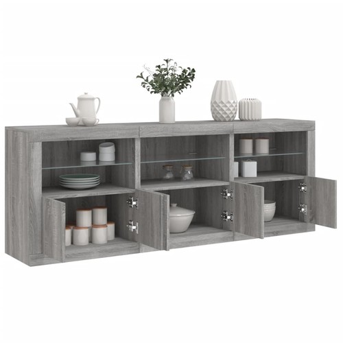 Buffet avec lumières led - avec,