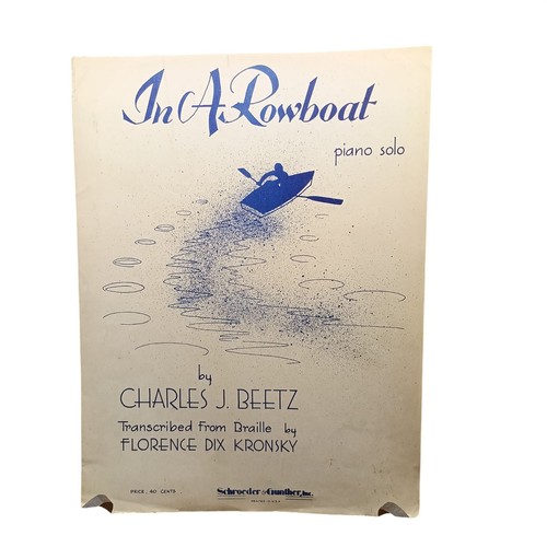 Rowboat piano solo sheet - a,