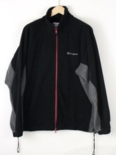 Pull Fleece À Col Zippé Vintage CHAMPION Pour Hommes Taille XL