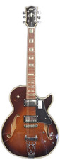 IJZ-300A Jazz Semi-Hollow Electric Guitar Tobacco Sunburst 