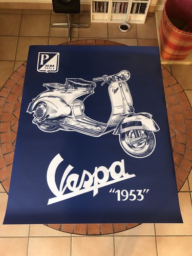 Affiche vespa acma v53 - v53, 1953