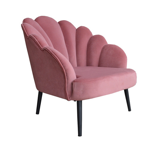 Fauteuil chambre velours - fauteuil, en