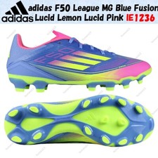 Taille homme adidas F50 League MG Blue Fusion Lucid Lemon Lucid Pink IE1236