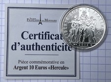 10 Euros Hercule 2012 @ Argent @ Pièce neuve