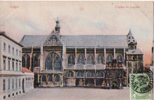 Carte postale LIEGE. L'église