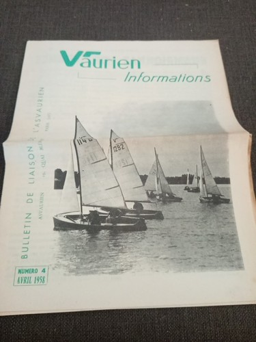 1958 vaurien informations