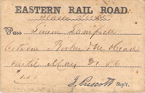 1856 eastern rail road season - 1856,