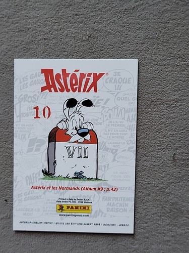 Carte panini asterix - panini, l'album